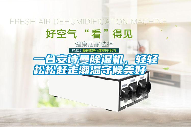 一臺安詩曼除濕機，輕輕松松趕走潮濕守候美好