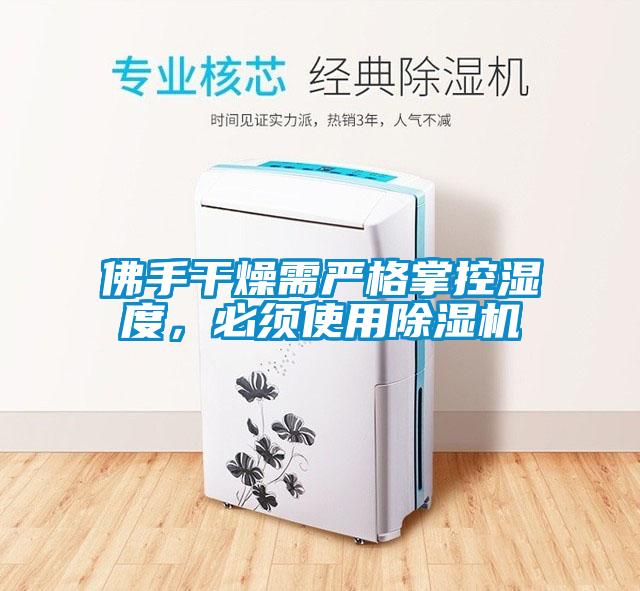 佛手干燥需嚴(yán)格掌控濕度，必須使用除濕機(jī)