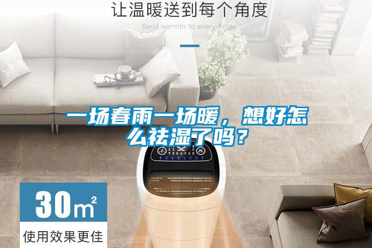 一場春雨一場暖，想好怎么祛濕了嗎？