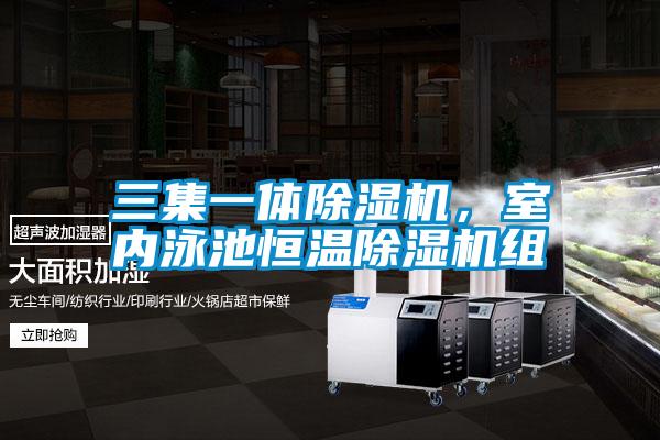 三集一體除濕機，室內泳池恒溫除濕機組