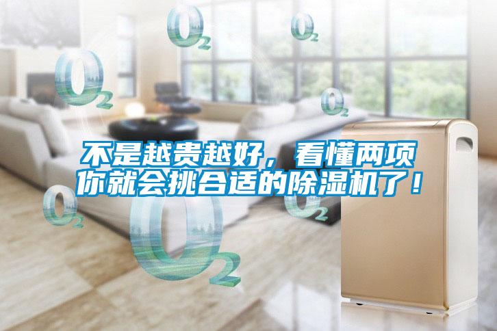 不是越貴越好，看懂兩項你就會挑合適的除濕機(jī)了！