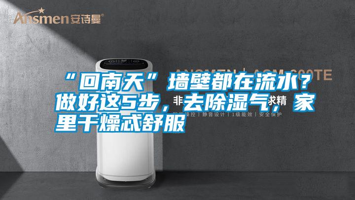 “回南天”墻壁都在流水？做好這5步，去除濕氣，家里干燥忒舒服
