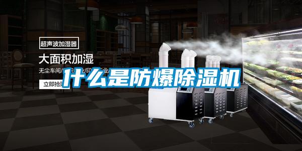 什么是防爆除濕機