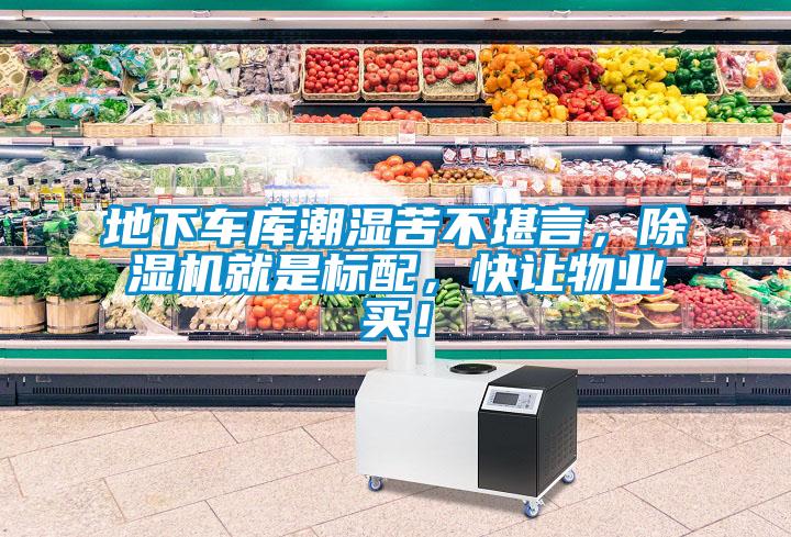 地下車庫潮濕苦不堪言，除濕機(jī)就是標(biāo)配，快讓物業(yè)買！