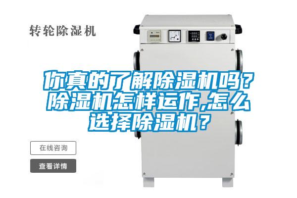 你真的了解除濕機(jī)嗎？除濕機(jī)怎樣運作,怎么選擇除濕機(jī)？