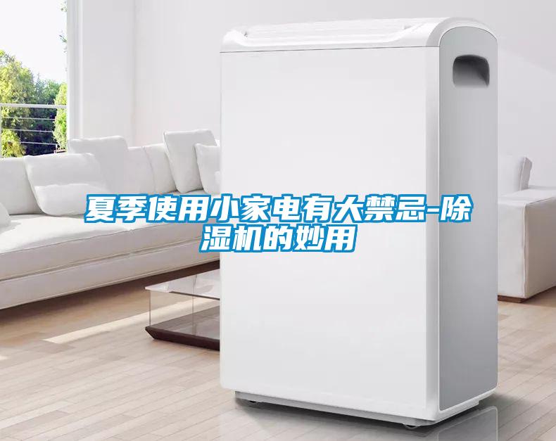 夏季使用小家電有大禁忌-除濕機(jī)的妙用
