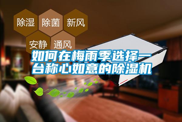 如何在梅雨季選擇一臺稱心如意的除濕機(jī)