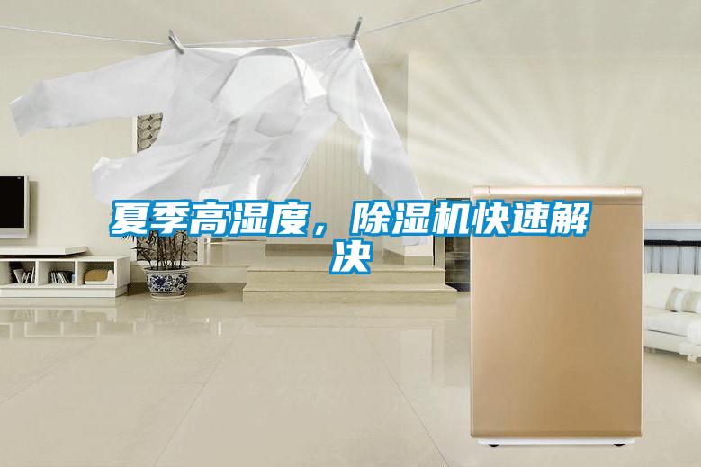 夏季高濕度，除濕機快速解決