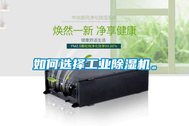 如何選擇工業(yè)除濕機。