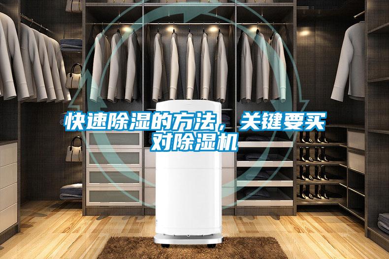 快速除濕的方法，關(guān)鍵要買對(duì)除濕機(jī)