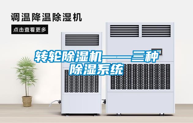 轉(zhuǎn)輪除濕機——三種除濕系統(tǒng)