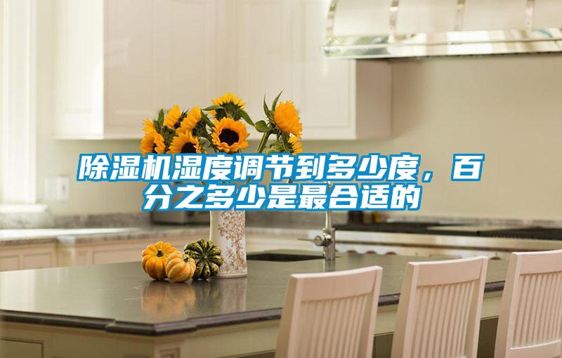 除濕機濕度調(diào)節(jié)到多少度，百分之多少是最合適的