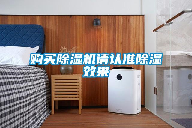 購買除濕機請認(rèn)準(zhǔn)除濕效果