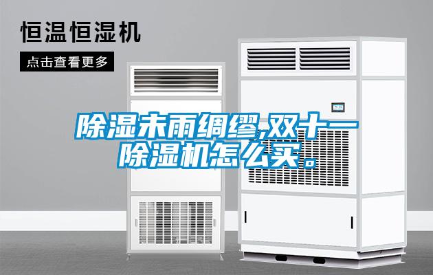 除濕未雨綢繆,雙十一除濕機(jī)怎么買。