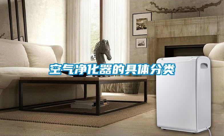 空氣凈化器的具體分類
