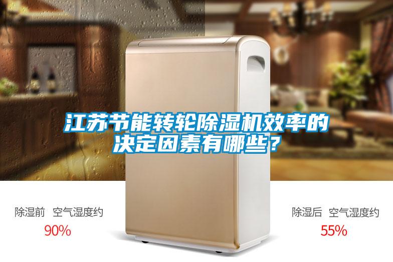 江蘇節(jié)能轉(zhuǎn)輪除濕機效率的決定因素有哪些？