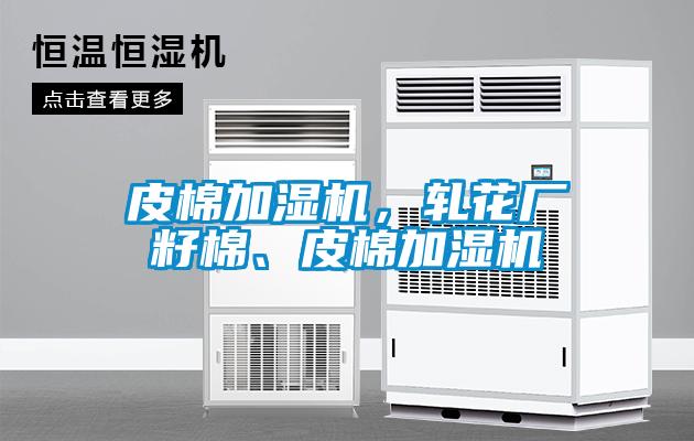 皮棉加濕機，軋花廠籽棉、皮棉加濕機