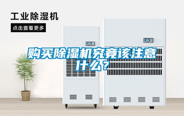 購(gòu)買除濕機(jī)究竟該注意什么？