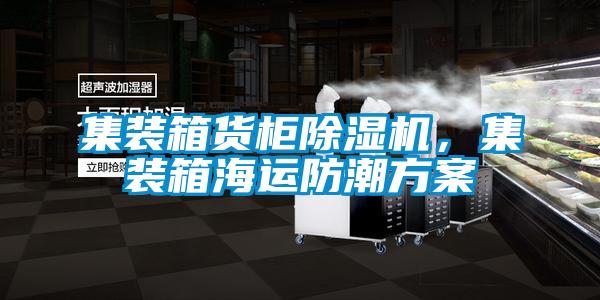 集裝箱貨柜除濕機(jī)，集裝箱海運(yùn)防潮方案