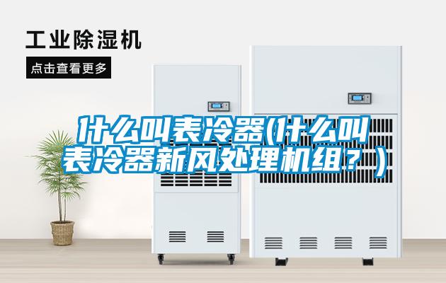 什么叫表冷器(什么叫表冷器新風(fēng)處理機(jī)組？)