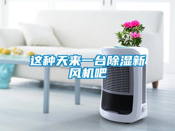 這種天來一臺除濕新風(fēng)機(jī)吧
