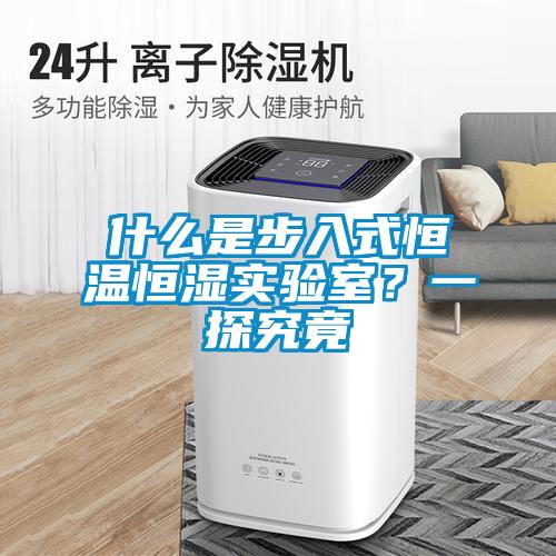 什么是步入式恒溫恒濕實驗室？一探究竟