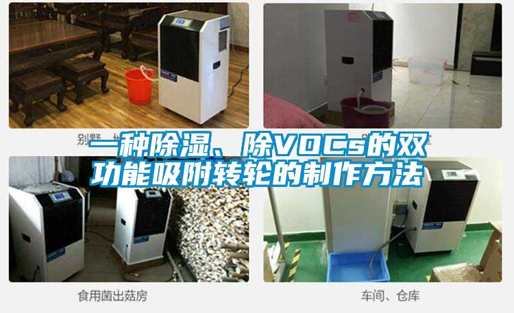 一種除濕、除VOCs的雙功能吸附轉(zhuǎn)輪的制作方法