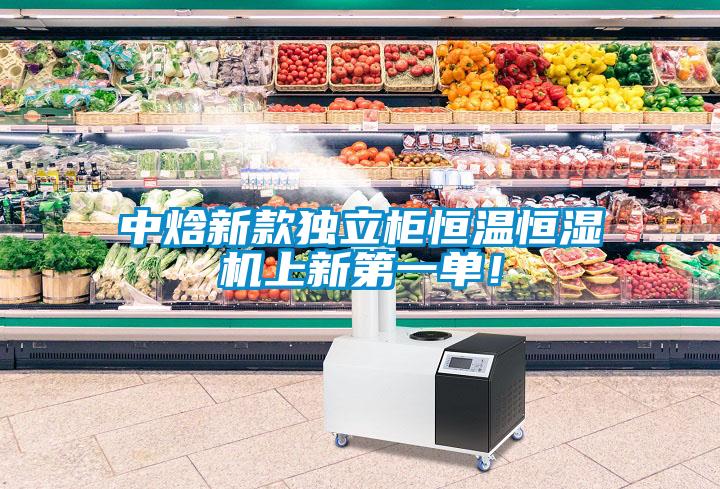 中焓新款獨立柜恒溫恒濕機上新第一單！
