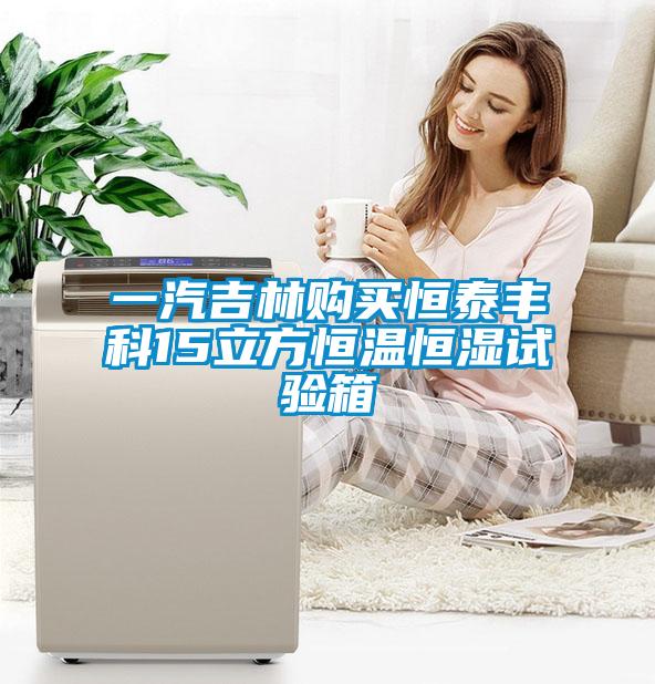 一汽吉林購買恒泰豐科15立方恒溫恒濕試驗(yàn)箱