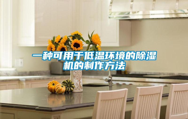 一種可用于低溫環(huán)境的除濕機的制作方法