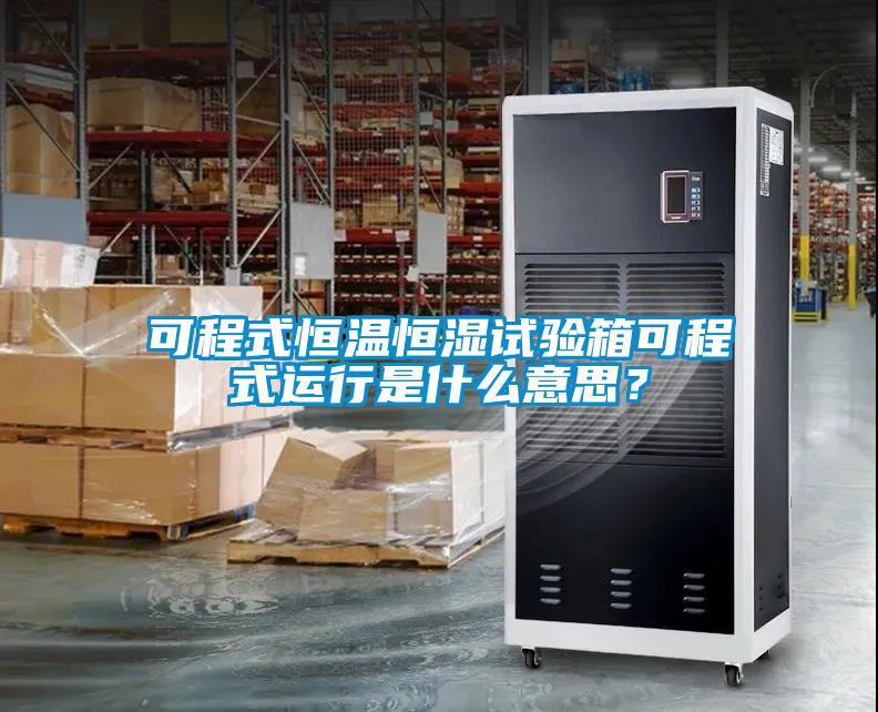可程式恒溫恒濕試驗(yàn)箱可程式運(yùn)行是什么意思？