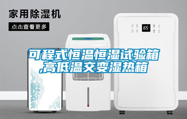 可程式恒溫恒濕試驗箱,高低溫交變濕熱箱