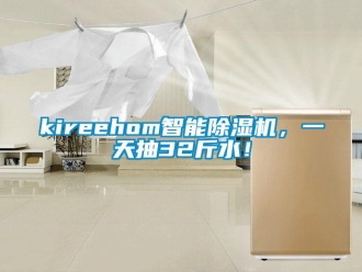 企業(yè)新聞kireehom智能除濕機(jī)，一天抽32斤水！
