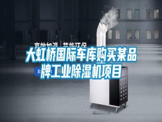 企業(yè)新聞大虹橋國際車庫購買某品牌工業(yè)除濕機(jī)項(xiàng)目