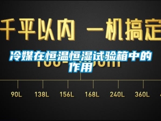 知識(shí)百科冷媒在恒溫恒濕試驗(yàn)箱中的作用