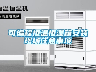 知識百科可編程恒溫恒濕箱安裝現(xiàn)場注意事項(xiàng)
