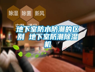 企業(yè)新聞地下室防水防潮的區(qū)別 地下室防潮除濕機