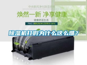 企業(yè)新聞除濕機打假為什么這么難？