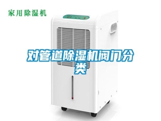 企業(yè)新聞對管道除濕機(jī)閥門分類