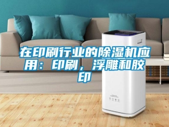知識(shí)百科在印刷行業(yè)的除濕機(jī)應(yīng)用：印刷，浮雕和膠印