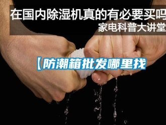 企業(yè)新聞【防潮箱批發(fā)哪里找