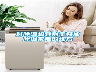 企業(yè)新聞對(duì)除濕機(jī)有別于其他除濕家電的地方
