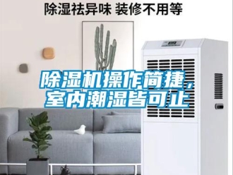 企業(yè)新聞除濕機操作簡捷，室內(nèi)潮濕皆可止