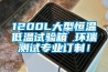 1200L大型恒溫低溫試驗(yàn)箱 環(huán)瑞測(cè)試專業(yè)訂制！
