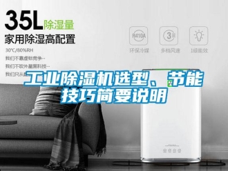 企業(yè)新聞工業(yè)除濕機(jī)選型、節(jié)能技巧簡(jiǎn)要說明