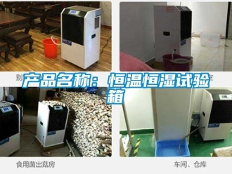 知識百科產(chǎn)品名稱：恒溫恒濕試驗箱
