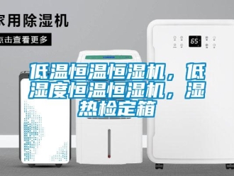 知識百科低溫恒溫恒濕機，低濕度恒溫恒濕機，濕熱檢定箱
