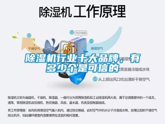 企業(yè)新聞除濕機行業(yè)十大品牌，有多少個是可信的