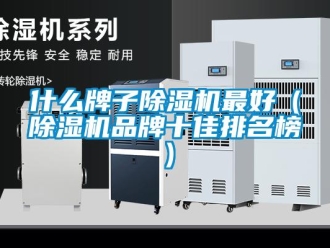 企業(yè)新聞什么牌子除濕機(jī)最好（除濕機(jī)品牌十佳排名榜）