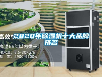 企業(yè)新聞2020年除濕機(jī)十大品牌排名